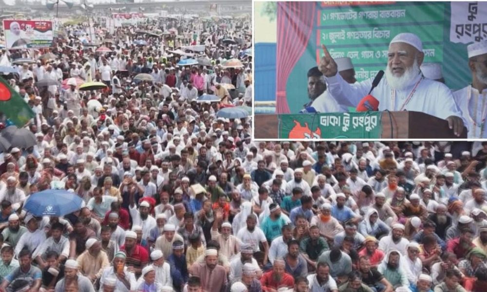 অভ্যুত্থানের রক্তের ওপর দাঁড়িয়ে বিএনপি জনগণের সঙ্গে বেঈমানি করছে: বিরোধীদলীয় নেতা